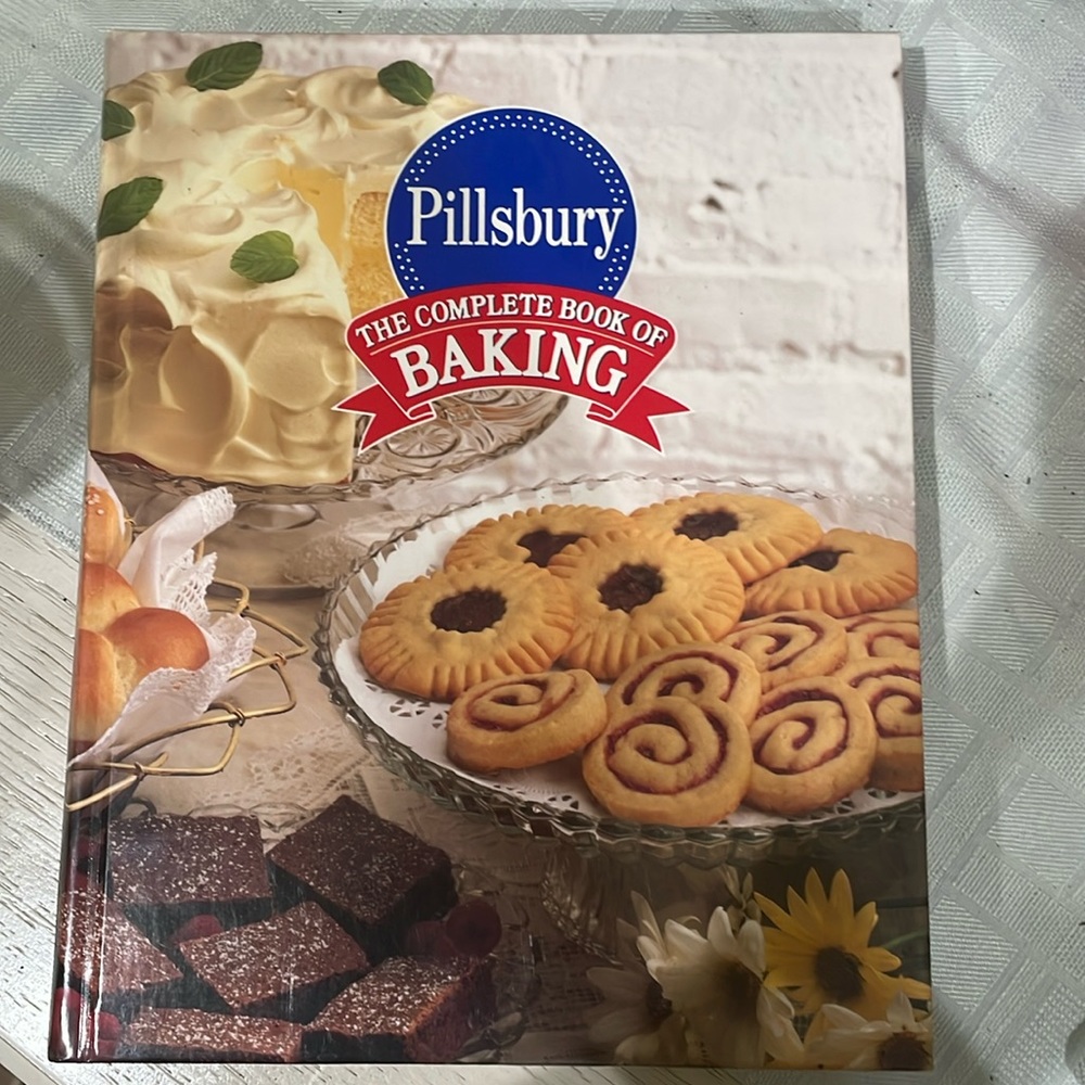 Hard back Pillsbury complete book of baking.